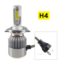 Universal style C6 H4 LED Headlight high power 36w 6000k/6500k 8000lm aluminum c6 h4 led headlight for car  led bulb